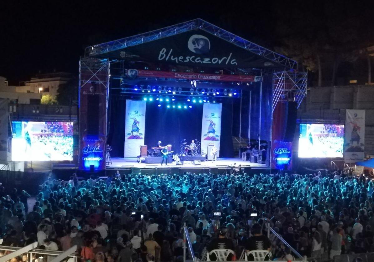 Plaza de Toros de Cazorla en un concierto anterior del Blues Cazorla.