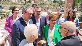 El socialista Juan Espadas, este miércoles en Almería.