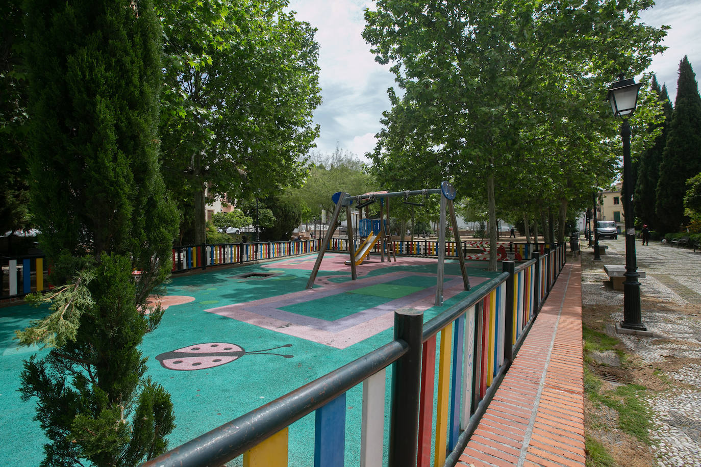 Uno de los parques de Granada.