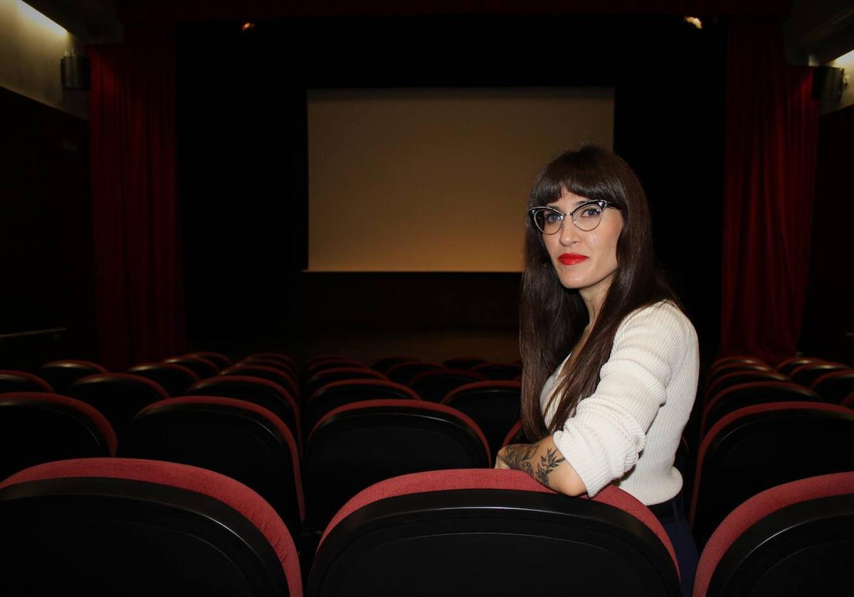 Rocío Mesa, en la sala de Condes de Gabia donde se desarrolló el casting de 'Secaderos'.