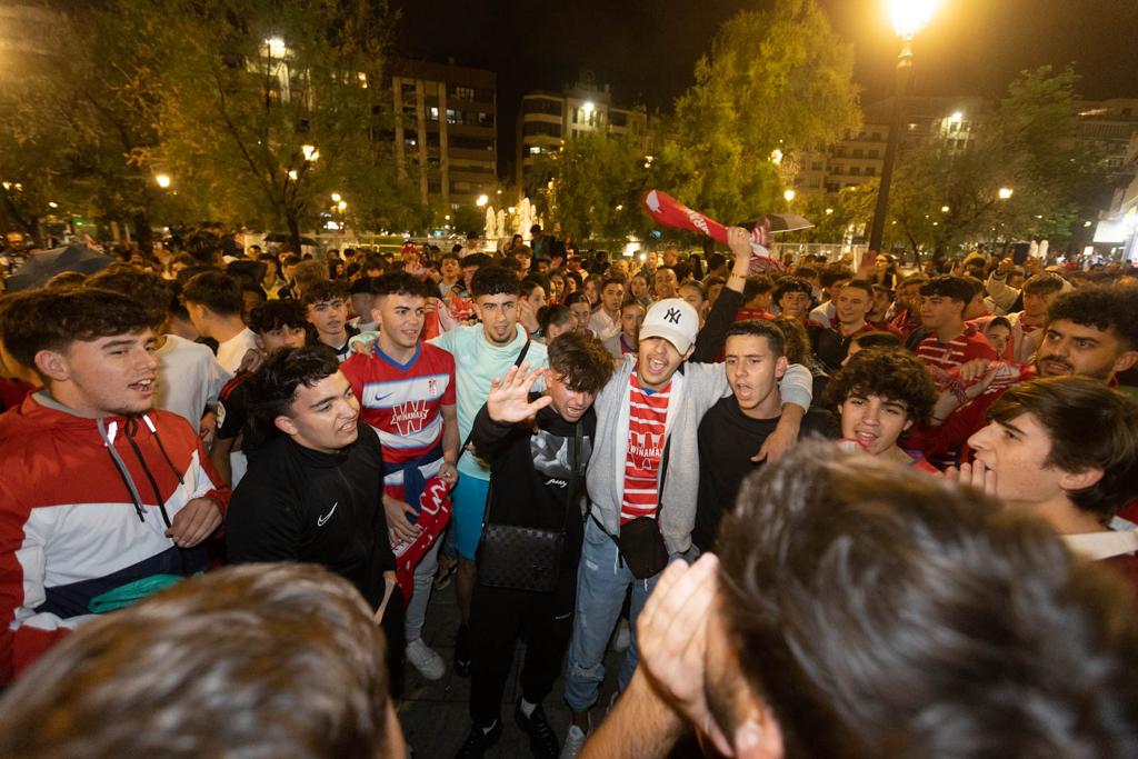 Las imágenes de la celebración en la Fuente de las Batallas