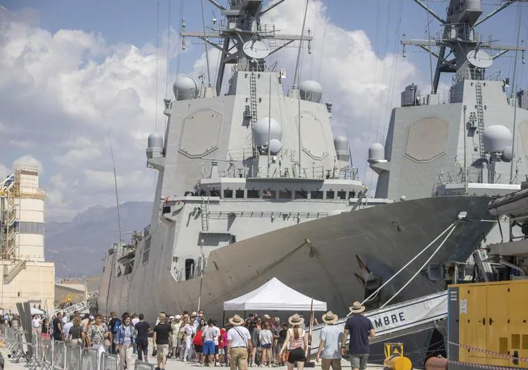 El puerto de Motril tiene la mayor concentración de buques de la Armada de este porte en un puerto nacional en los últimos años