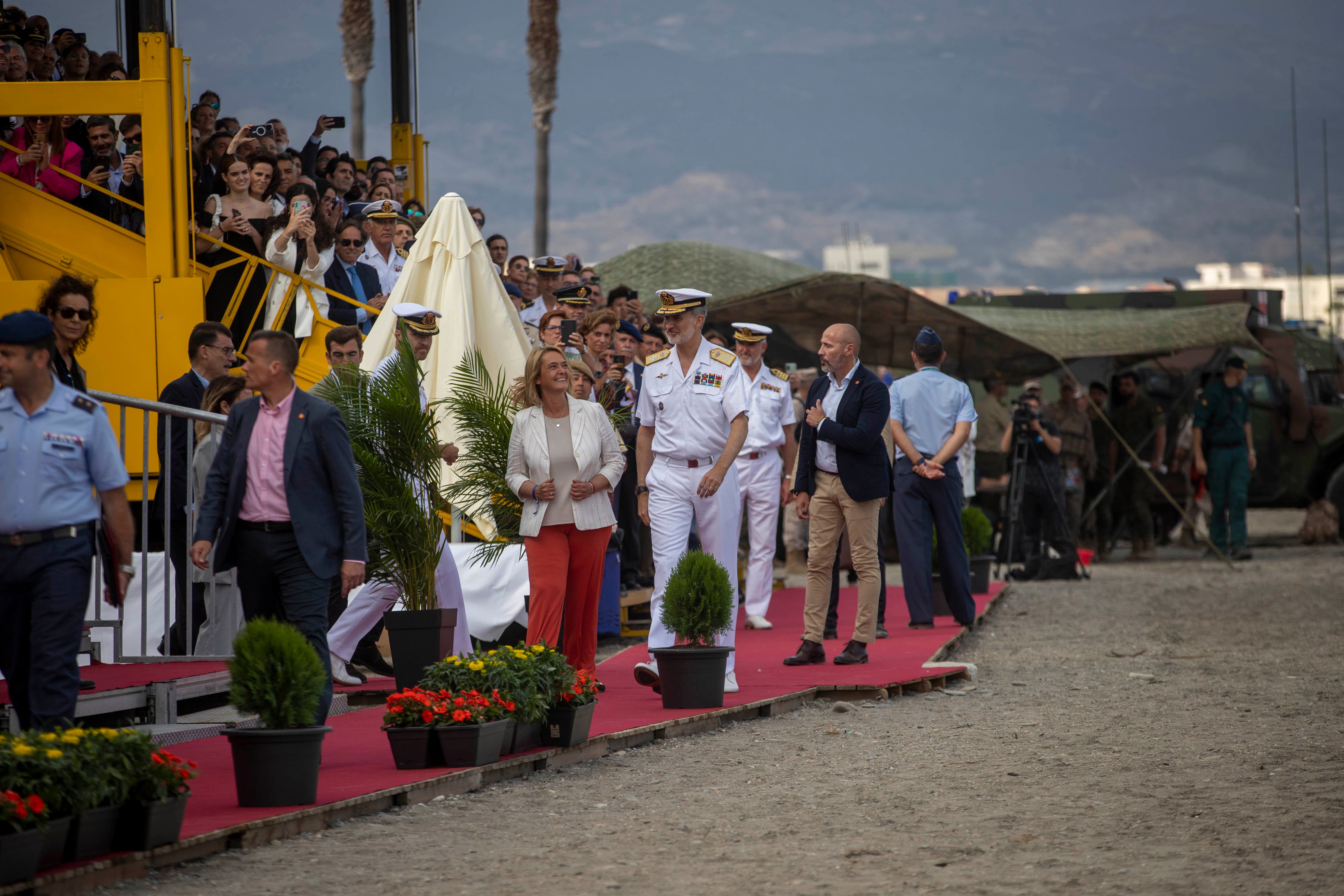 Las imágenes de la Armada en Motril con la presencia de Rey Felipe VI