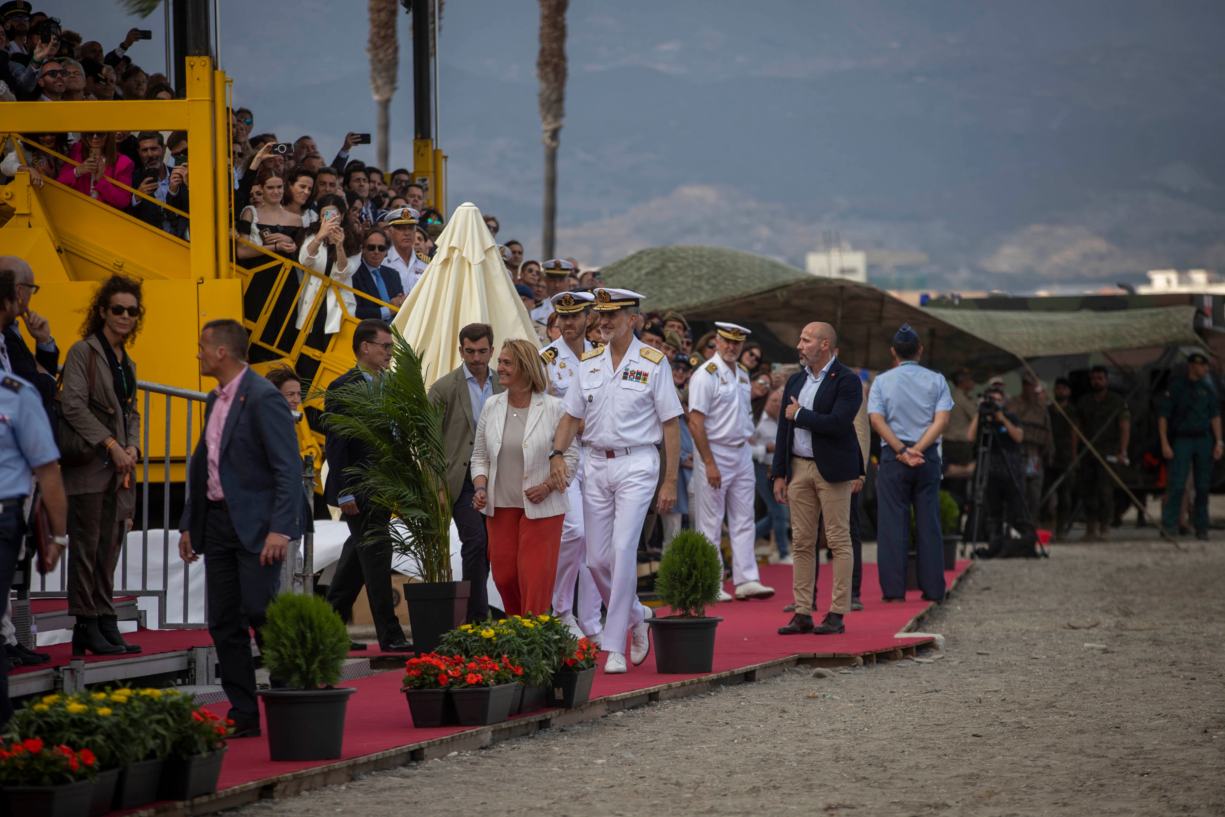 Las imágenes de la Armada en Motril con la presencia de Rey Felipe VI