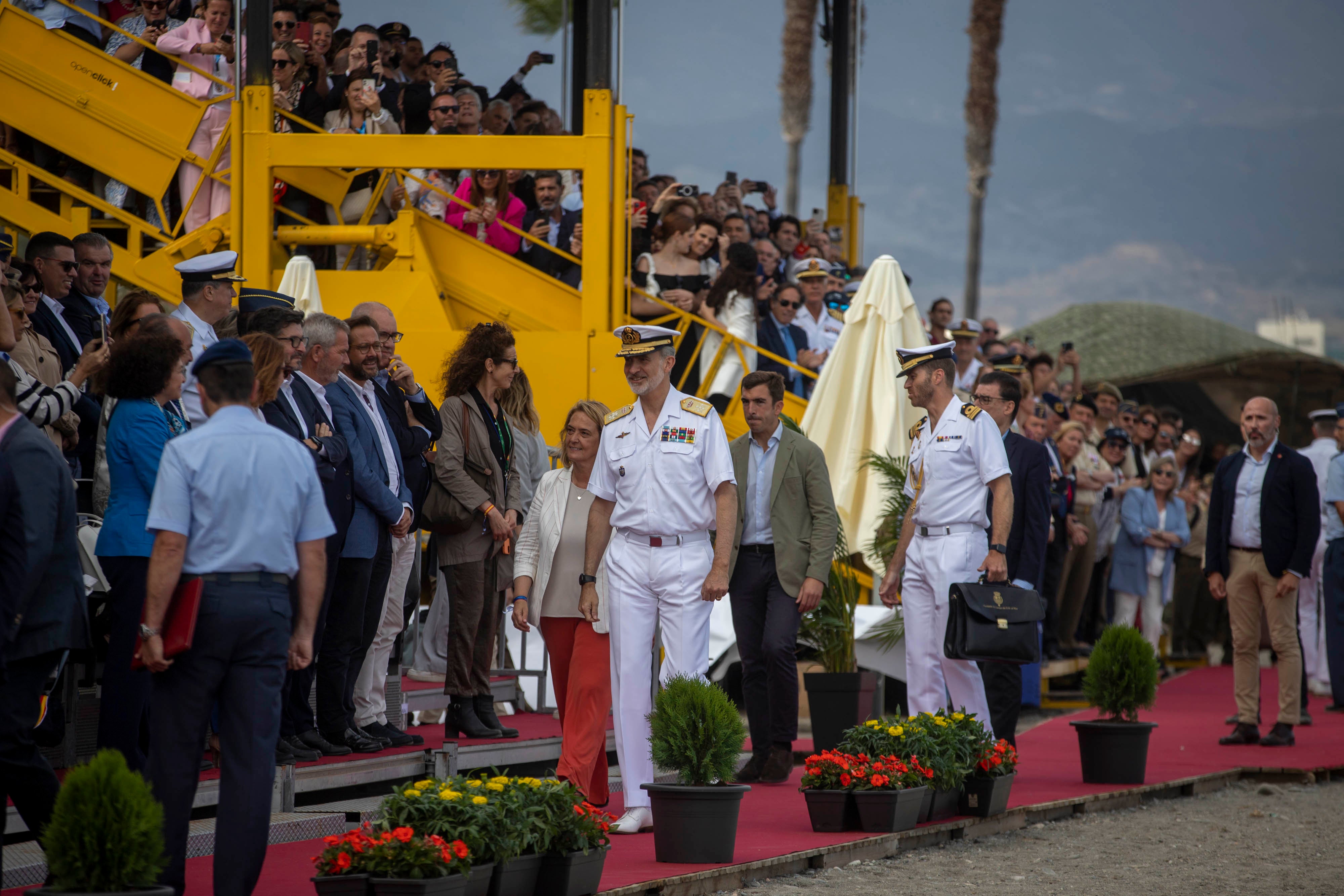 Las imágenes de la Armada en Motril con la presencia de Rey Felipe VI