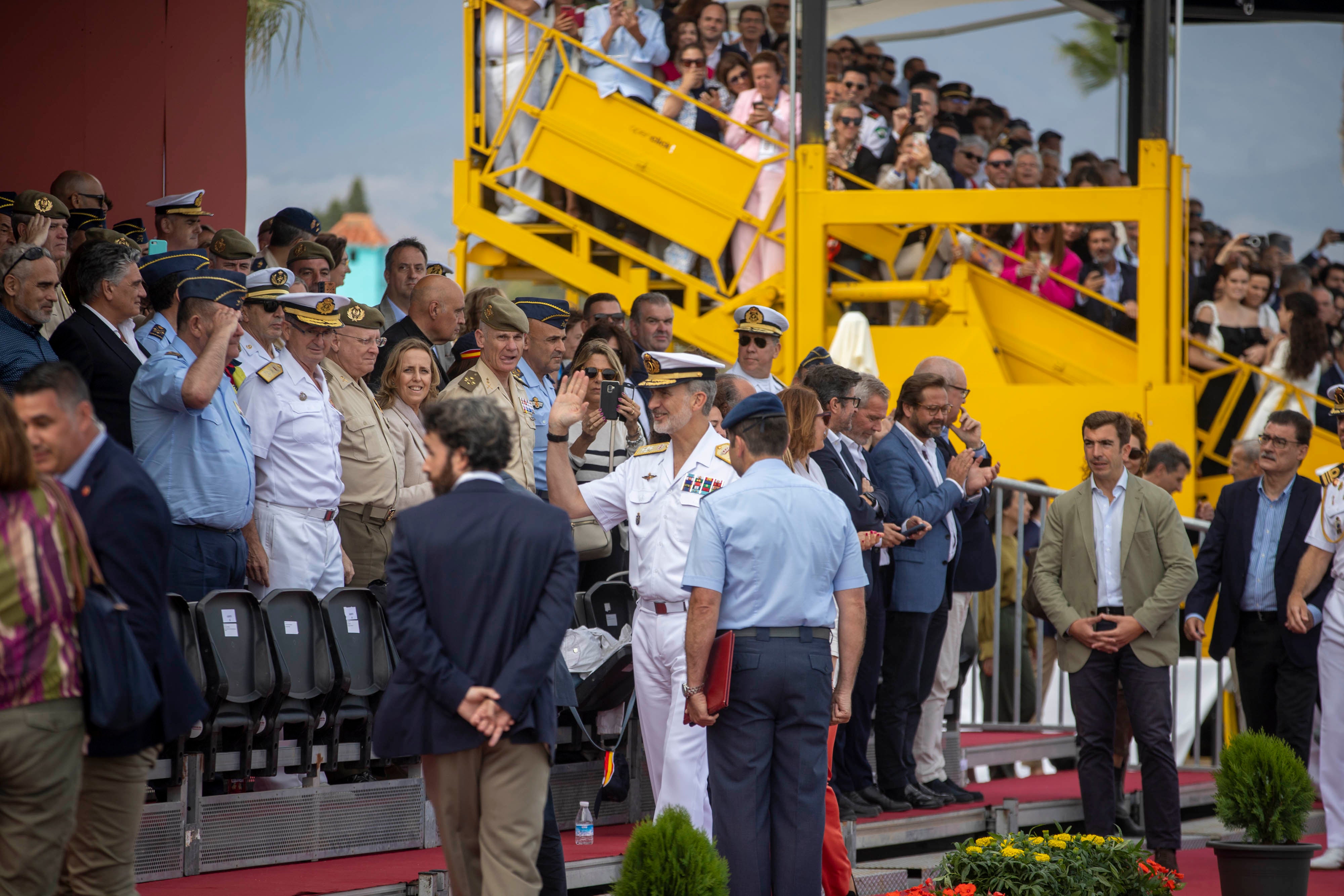 Las imágenes de la Armada en Motril con la presencia de Rey Felipe VI