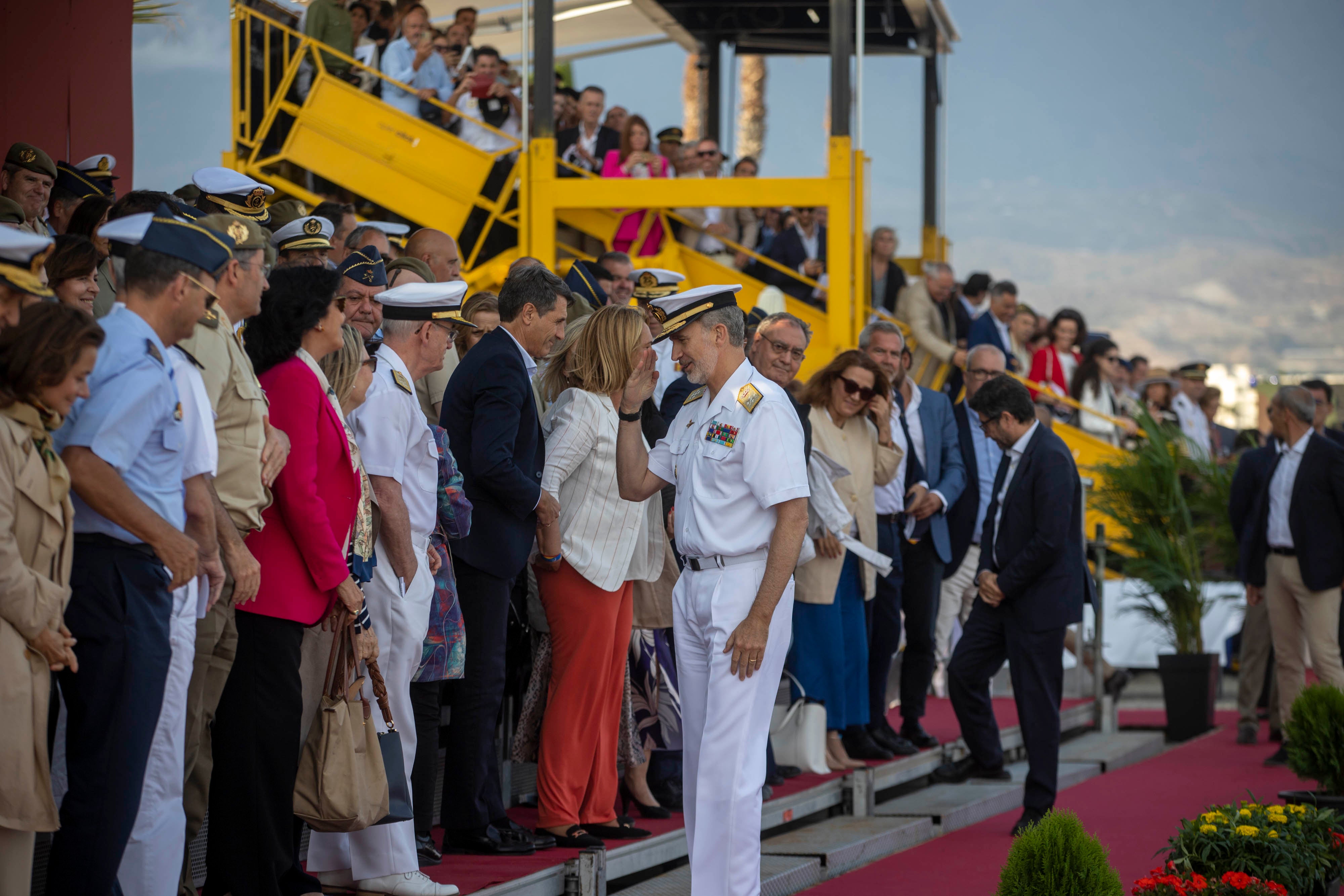 Las imágenes de la Armada en Motril con la presencia de Rey Felipe VI