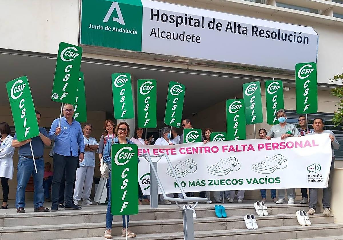 Concentración este viernes a las puertas del centro.