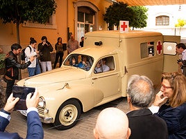 La ambulancia, recién restaurada.