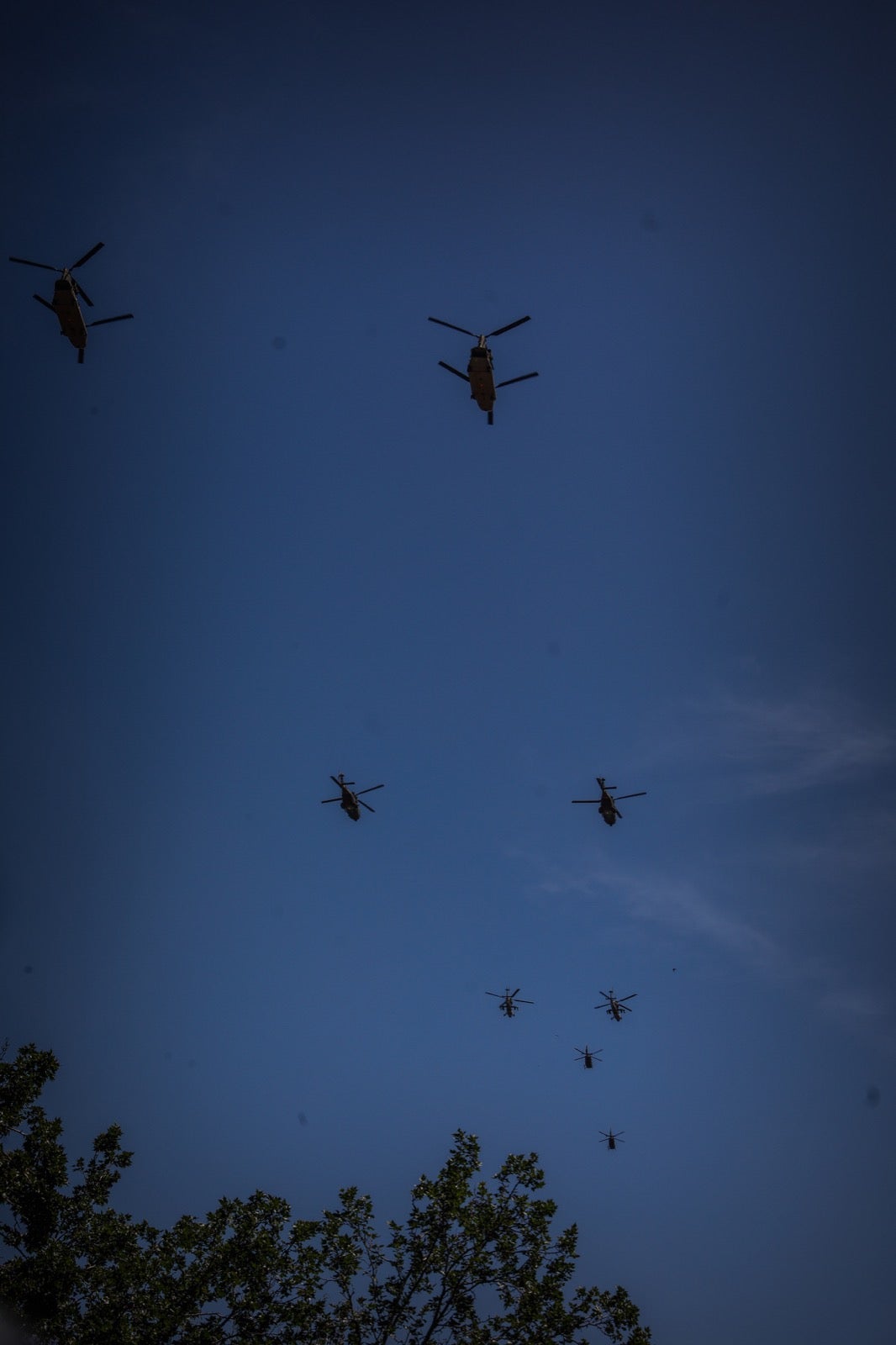 Las imágenes del desfile de las Fuerzas Armadas desde dentro y a vista de pájaro