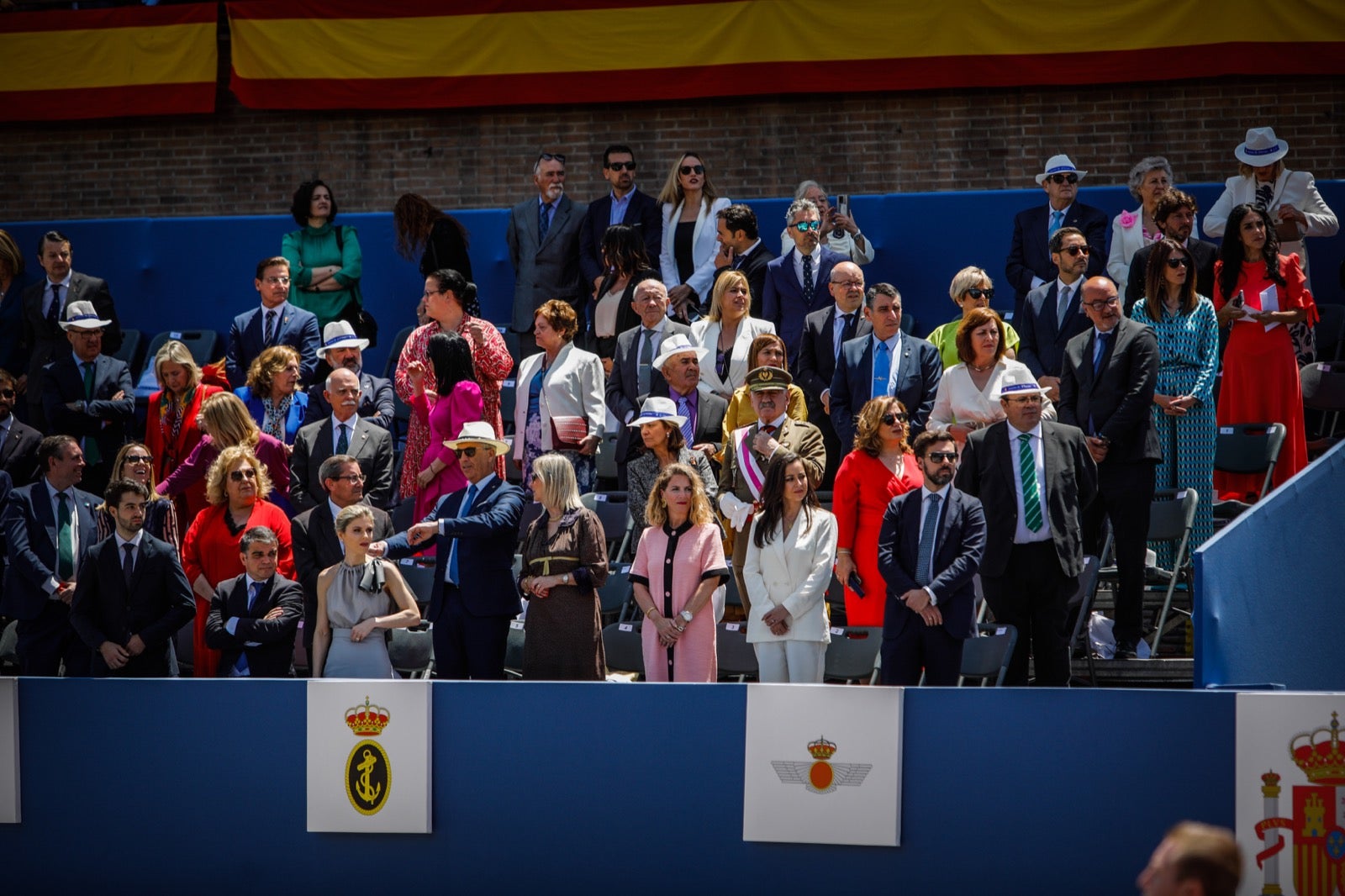 Las imágenes del desfile de las Fuerzas Armadas desde dentro y a vista de pájaro