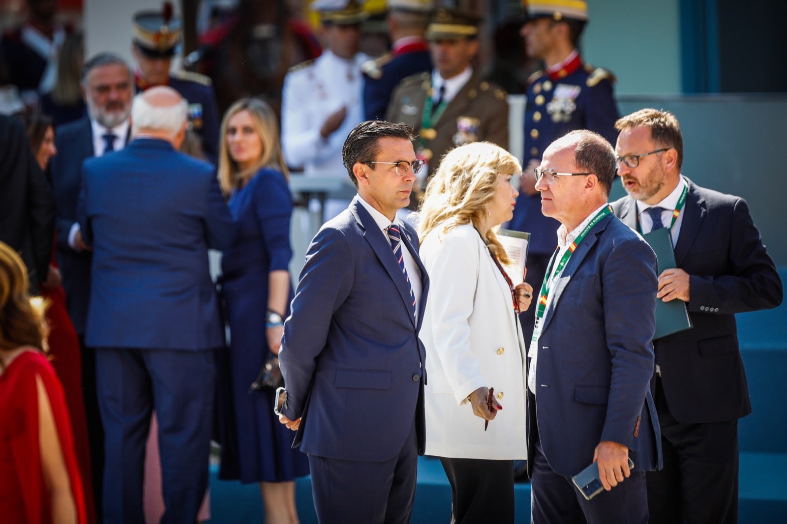 Las imágenes del desfile de las Fuerzas Armadas desde dentro y a vista de pájaro