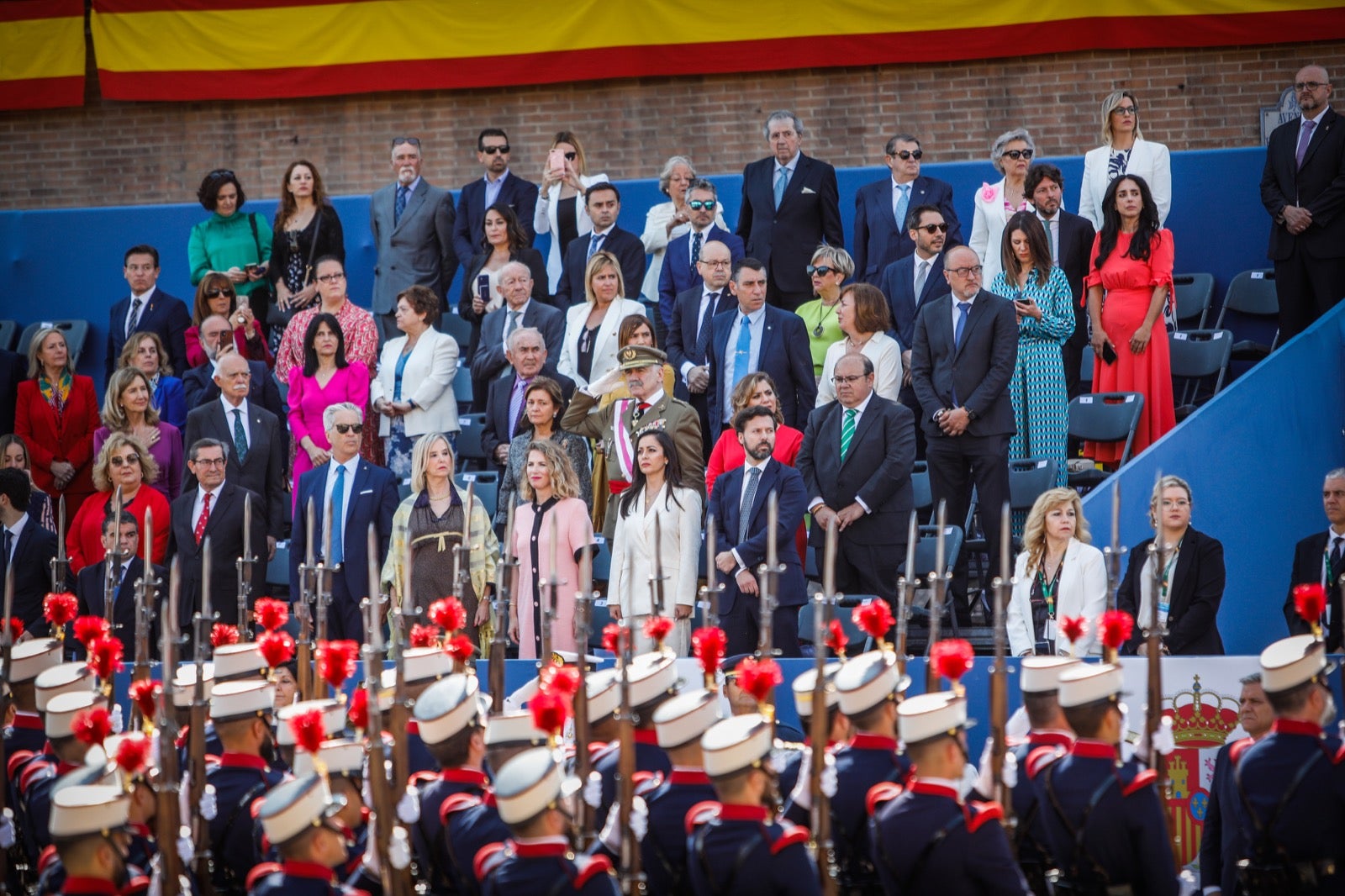 Las imágenes del desfile de las Fuerzas Armadas desde dentro y a vista de pájaro