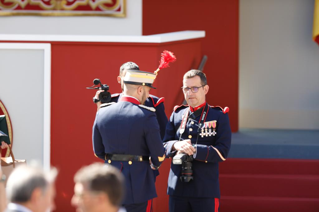 Las imágenes del desfile de las Fuerzas Armadas desde dentro y a vista de pájaro