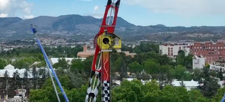 Lugar en el que estaba atrapado el trabajador.