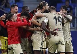 Un momento del partido.