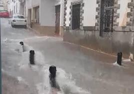 Lluvia caída este lunes en Siles.