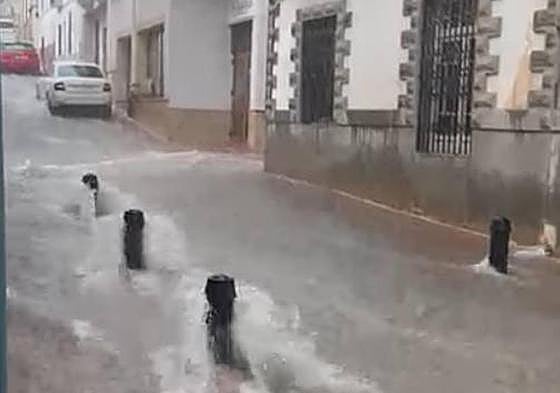 Lluvia caída este lunes en Siles.