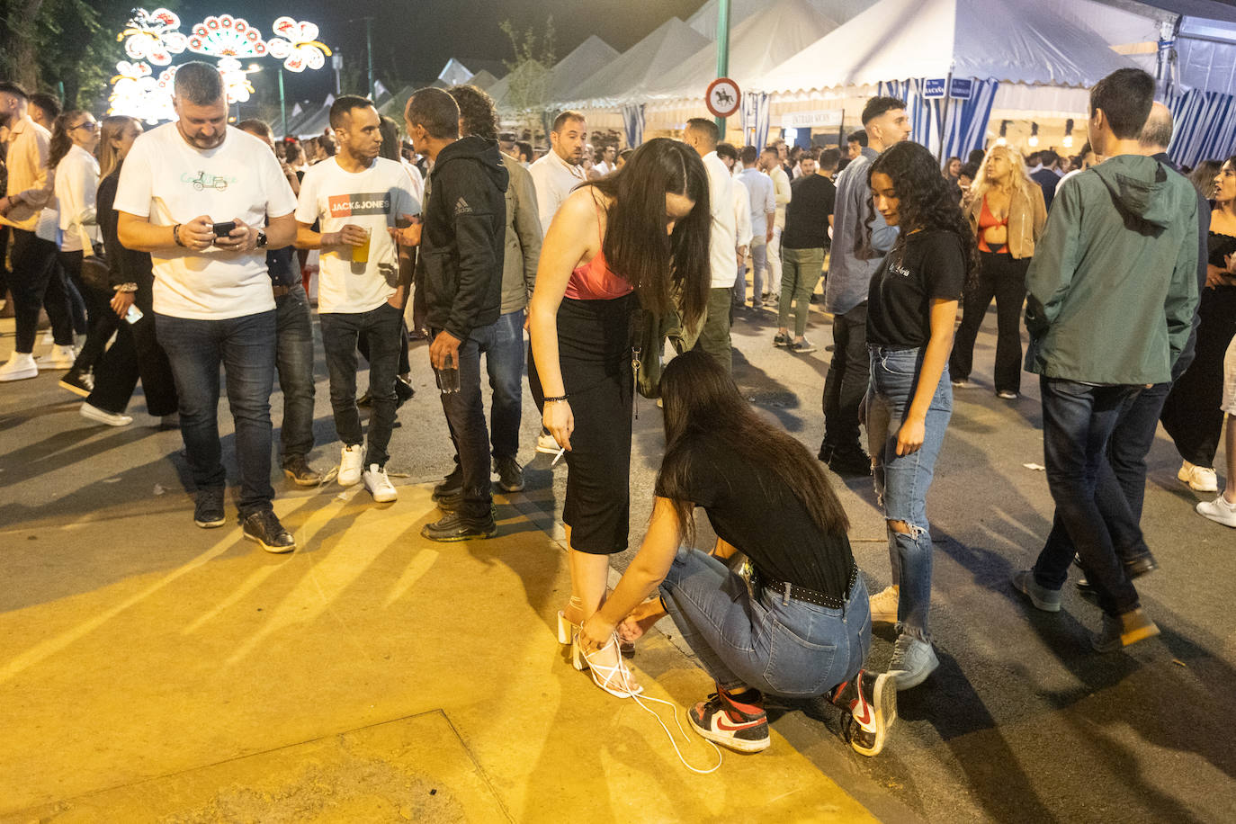 La noche en el Ferial, en imágenes