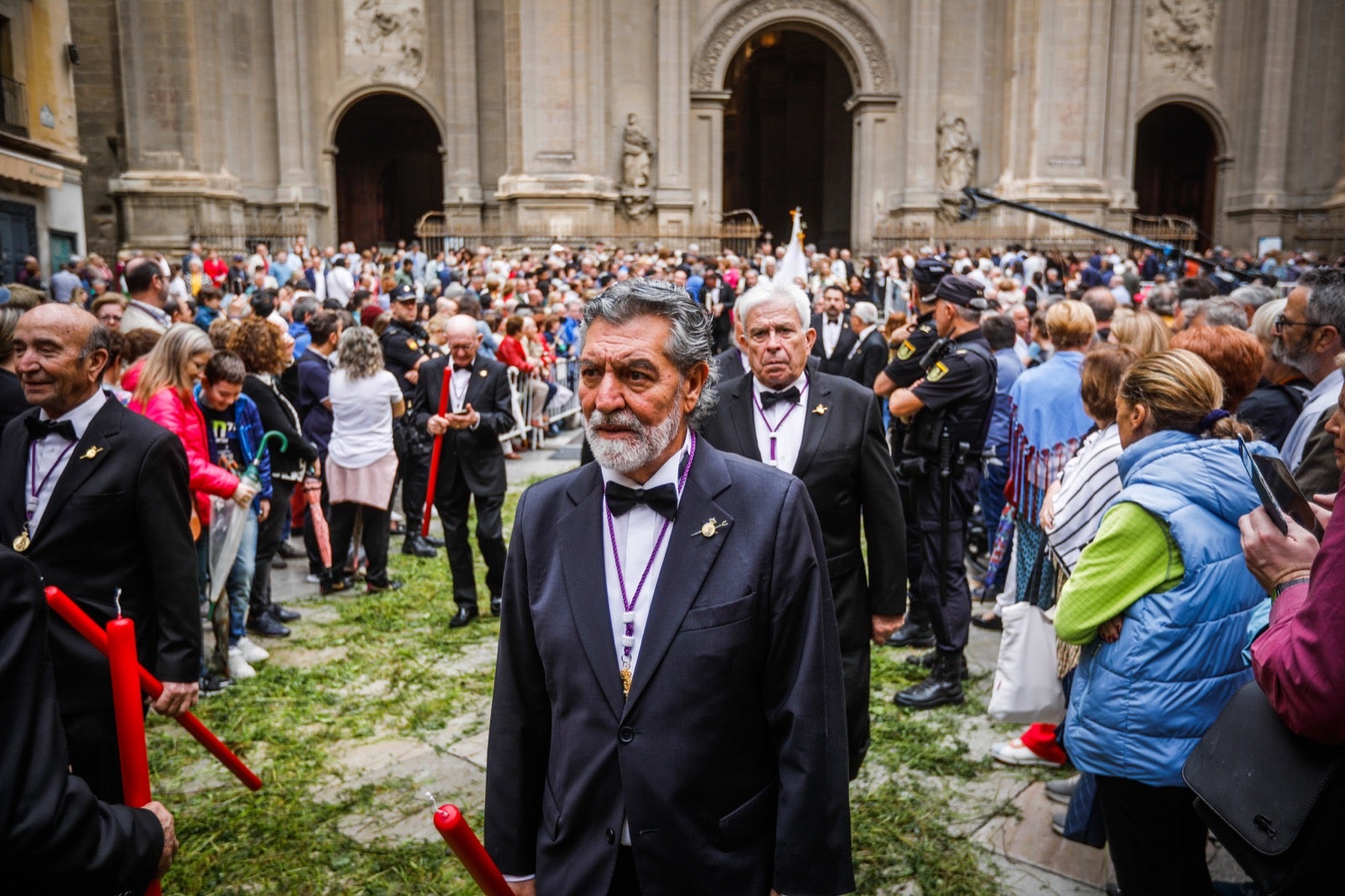 Las imágenes de la procesión del Corpus y la Tarasca por las calles de Granada