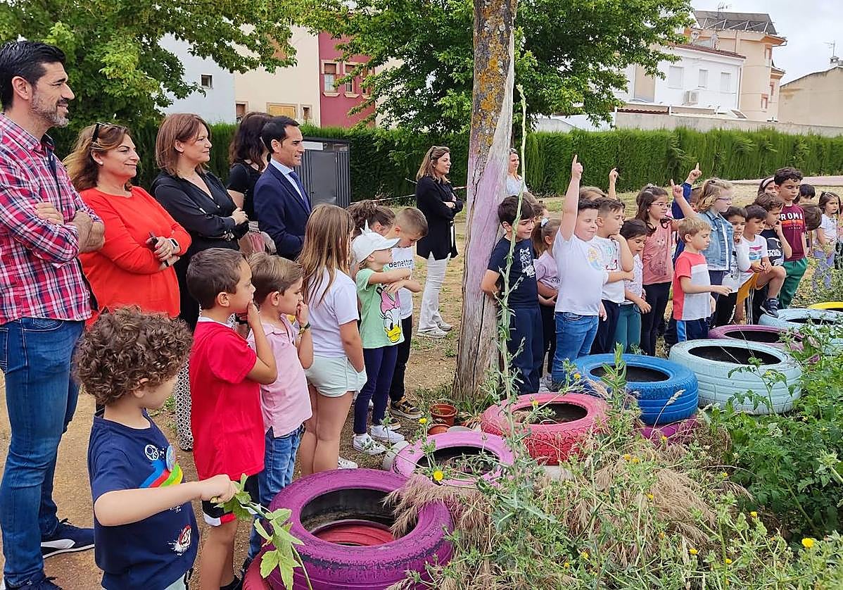 Alumnos del centro marteño durante una de las actividades.