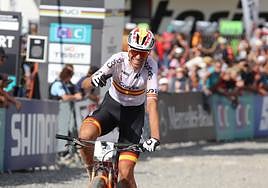 David Valero tras la prueba.