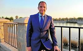 Sebastián Fernández, presidente de la Federación Andaluza de Balonmano.