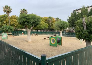 Así es el nuevo parque para perros de Huelva