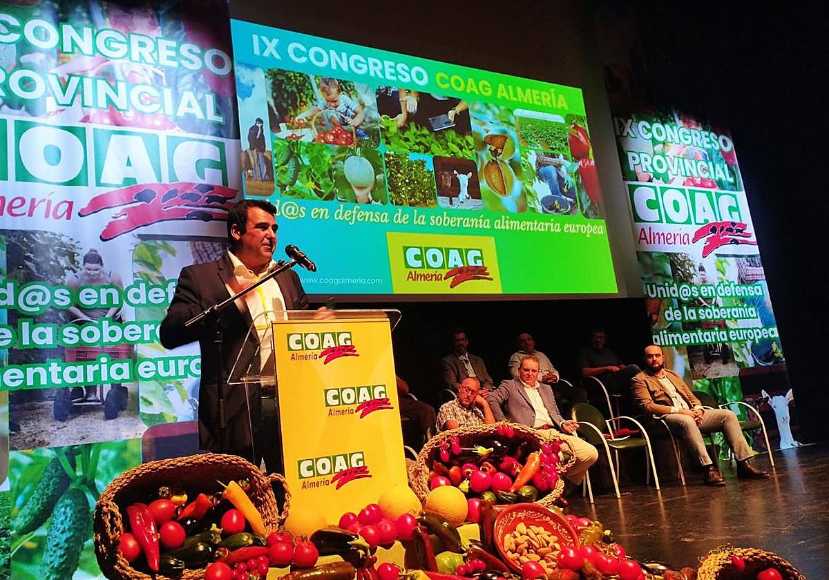 Andrés Góngora, reelegido secretario provincial de COAG Almería