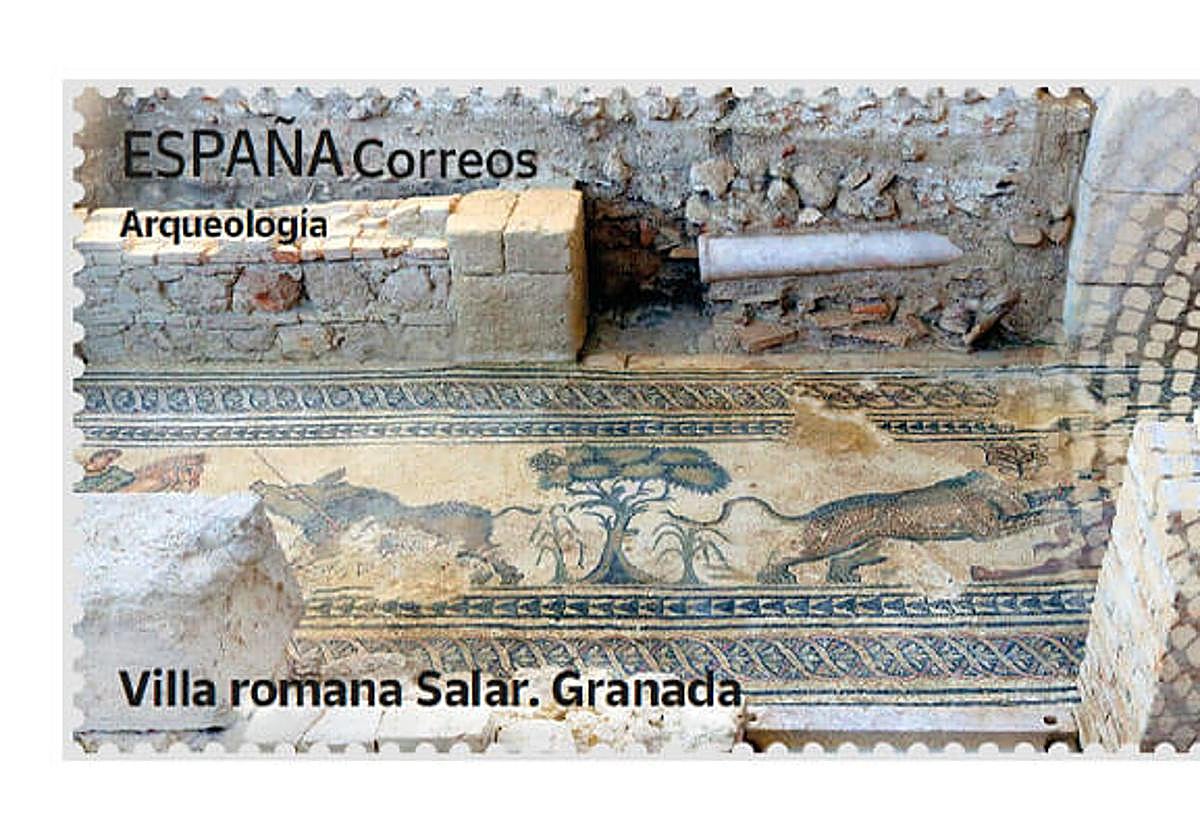 Correos emite un sello dedicado a la villa romana de Salar