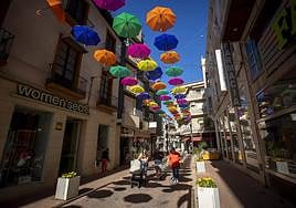 Imagen del centro de Motril en la mañana de ayer.