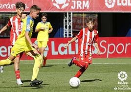 El Almería jugó ante el Villarreal su último partido del torneo.