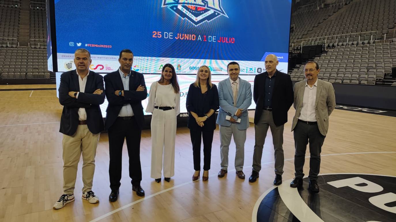 Presentación del Campeonato de España de Minibasket.