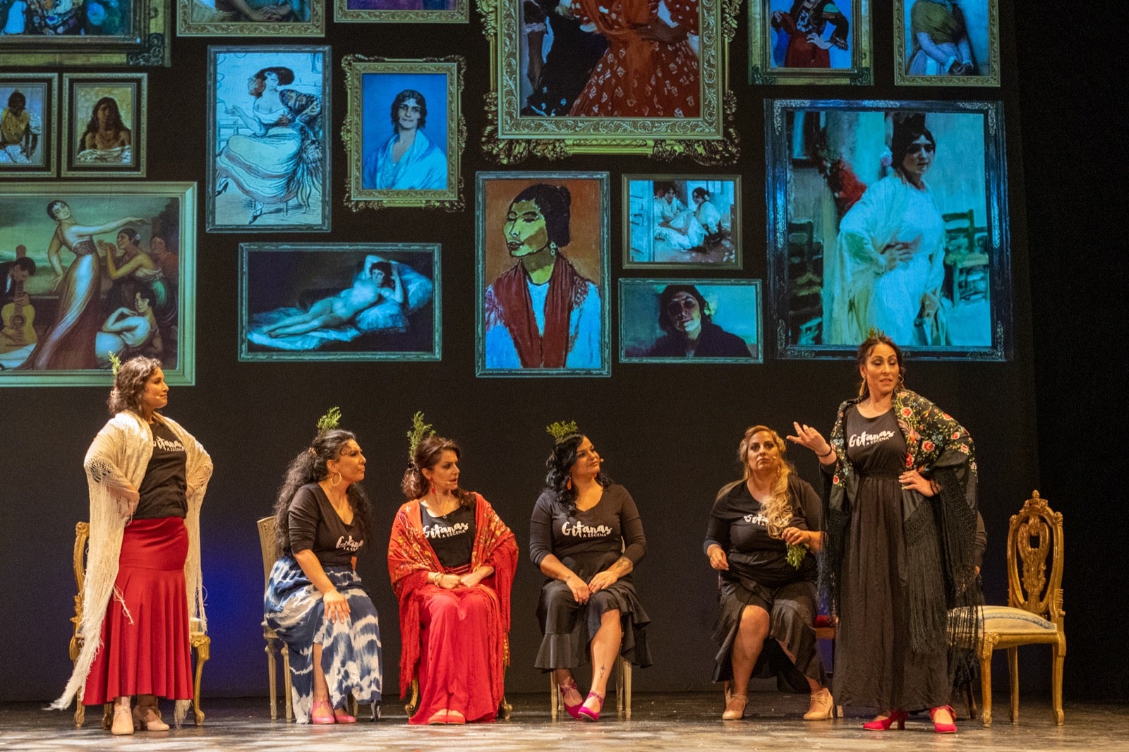 La compañía Gitanas a escena, en imágenes