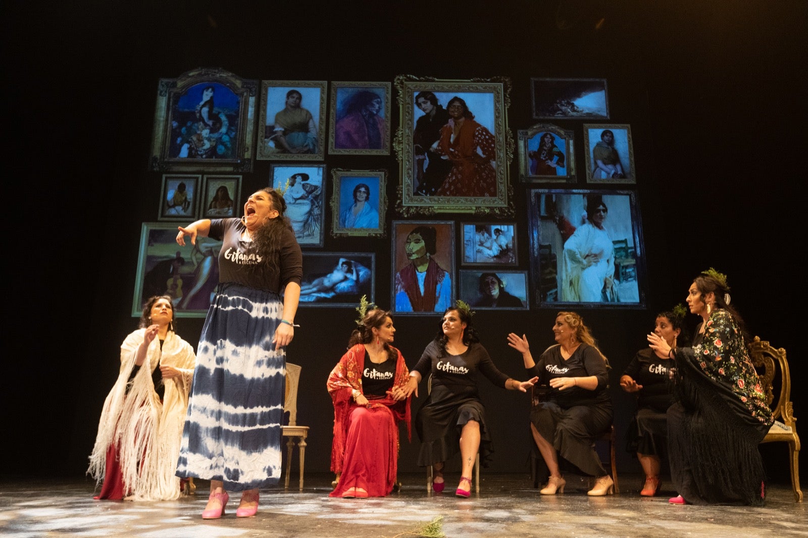 La compañía Gitanas a escena, en imágenes