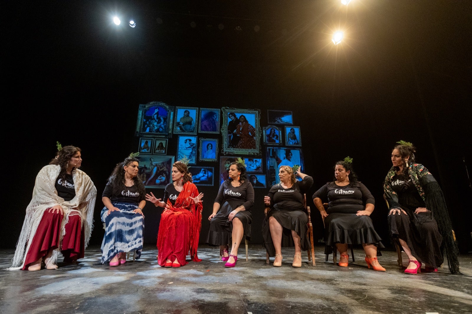 La compañía Gitanas a escena, en imágenes