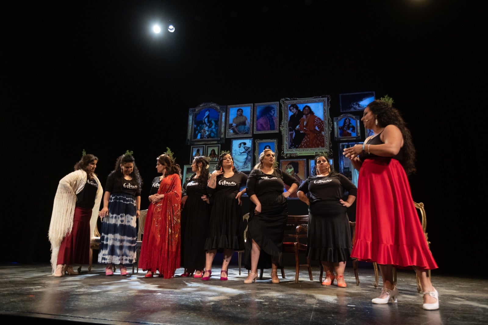 La compañía Gitanas a escena, en imágenes