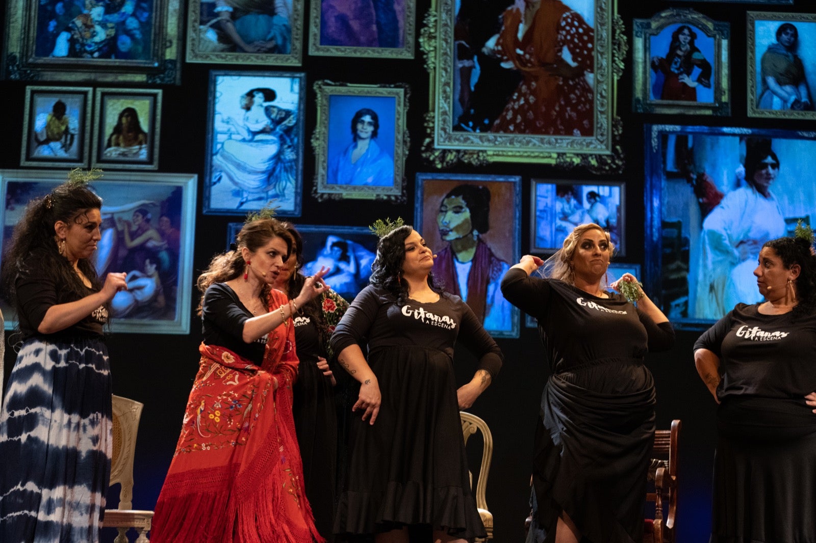 La compañía Gitanas a escena, en imágenes