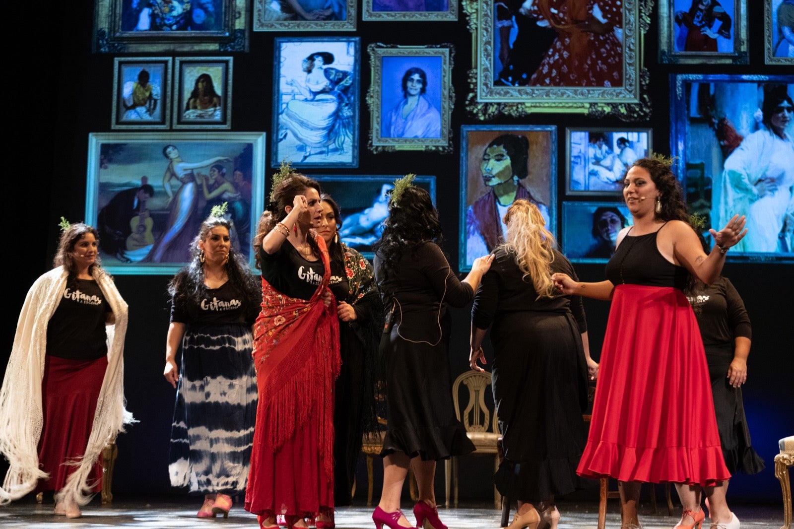 La compañía Gitanas a escena, en imágenes