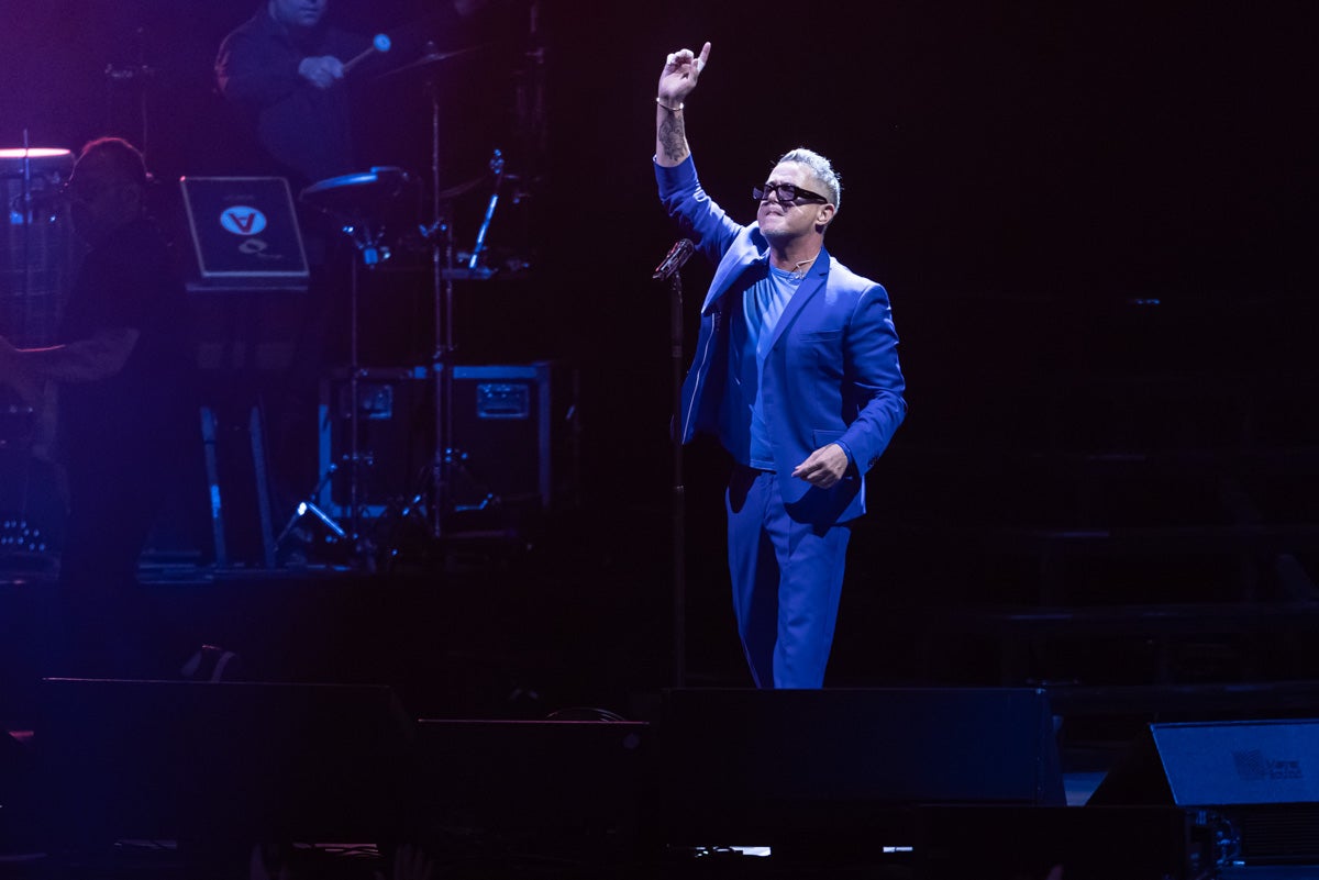 Las mejores imágenes del concierto de Alejandro Sanz