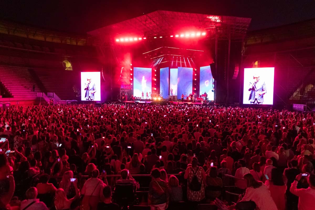 Las mejores imágenes del concierto de Alejandro Sanz