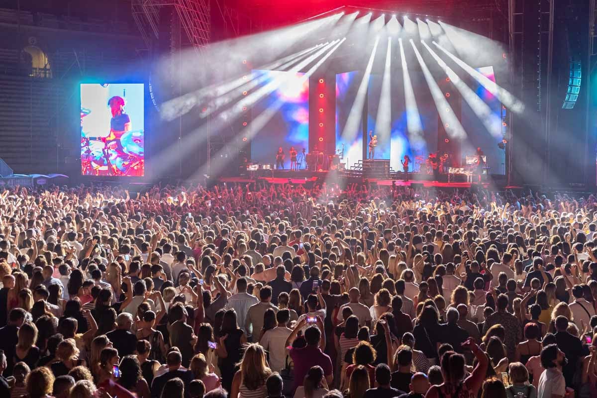 Las mejores imágenes del concierto de Alejandro Sanz