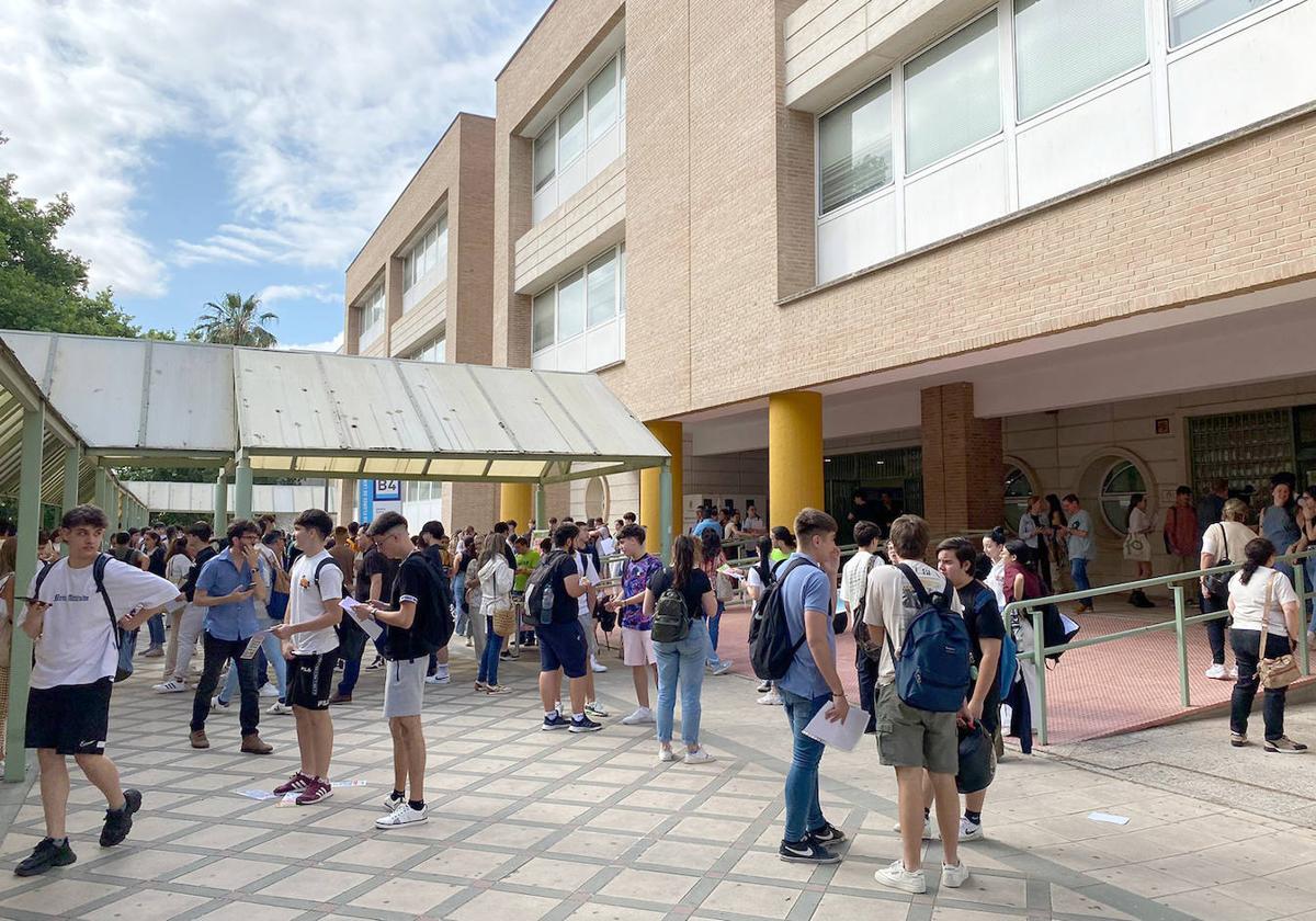 Prueba de acceso en la Universidad de Jaén.