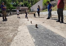 Competición del bolo andaluz.