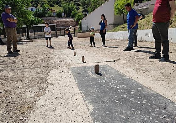 Competición del bolo andaluz.