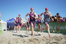 Los participantes hicieron frente a altas temperatura