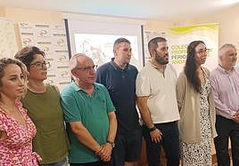 La candidatura de Sumar en Jaén se presentó en el Centro de Prensa.