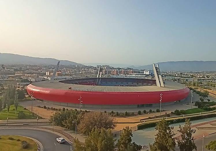 Vista del Power Horse Stadium.