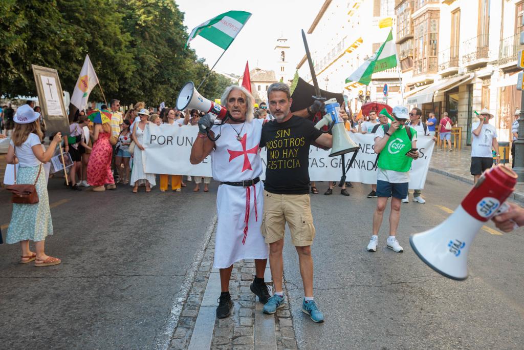 Segunda manifestación en marcha los funcionarios de Justicia