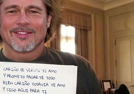 Uno de los fotomontajes que recibió la víctima.